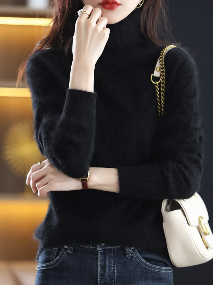 Rosalie London | Gentle Comfort Turtleneck Sweater