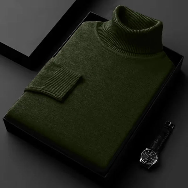 Aldrich London™ | Luxe Merino Turtleneck for Men
