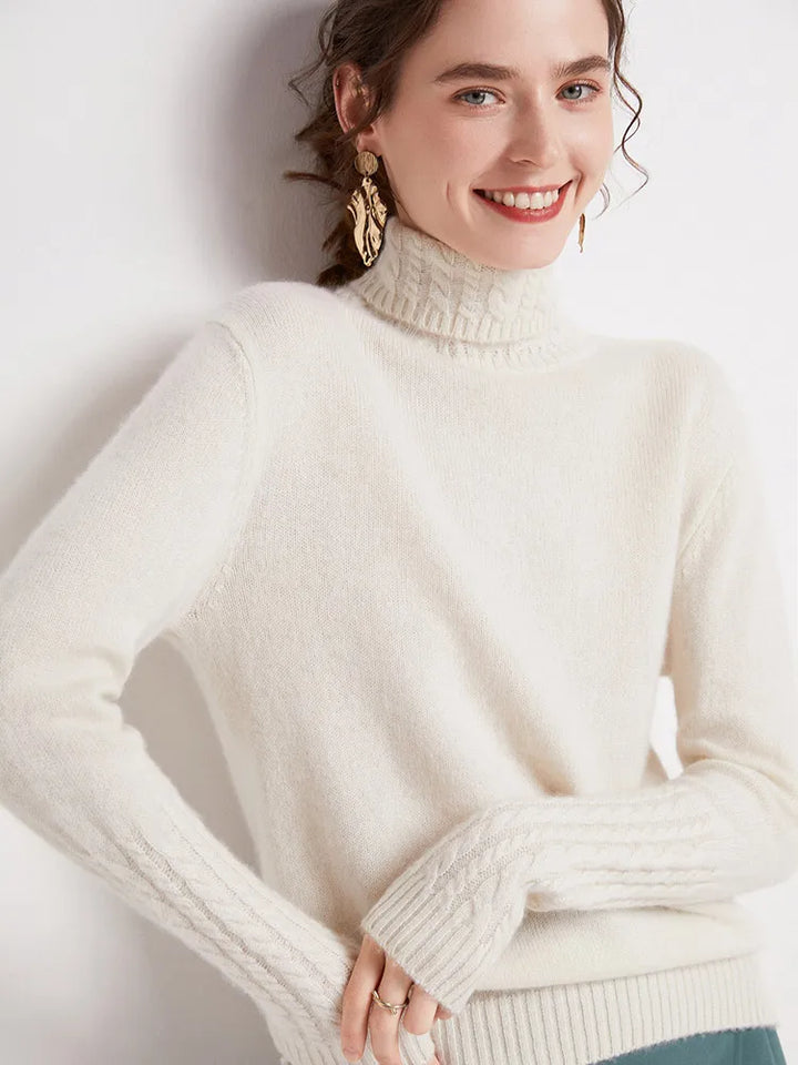 Freya | Pure Cashmere Ribbed Knit