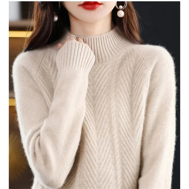 Isolde London | Cashmere Textured Knit Sweater
