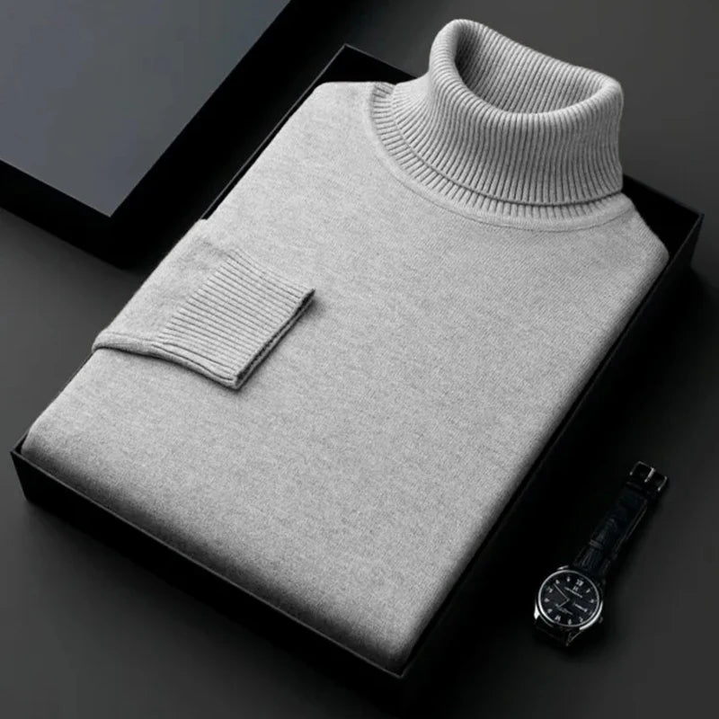 Aldrich London™ | Luxe Merino Turtleneck for Men
