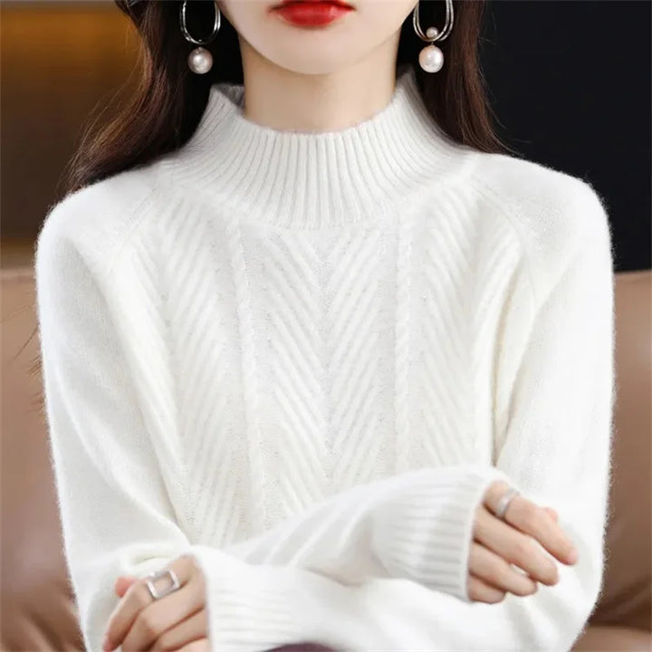 Isolde London | Cashmere Textured Knit Sweater