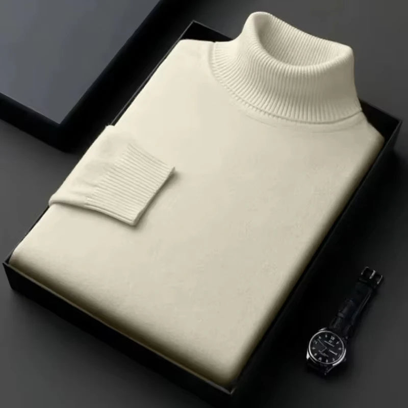 Aldrich London™ | Luxe Merino Turtleneck for Men