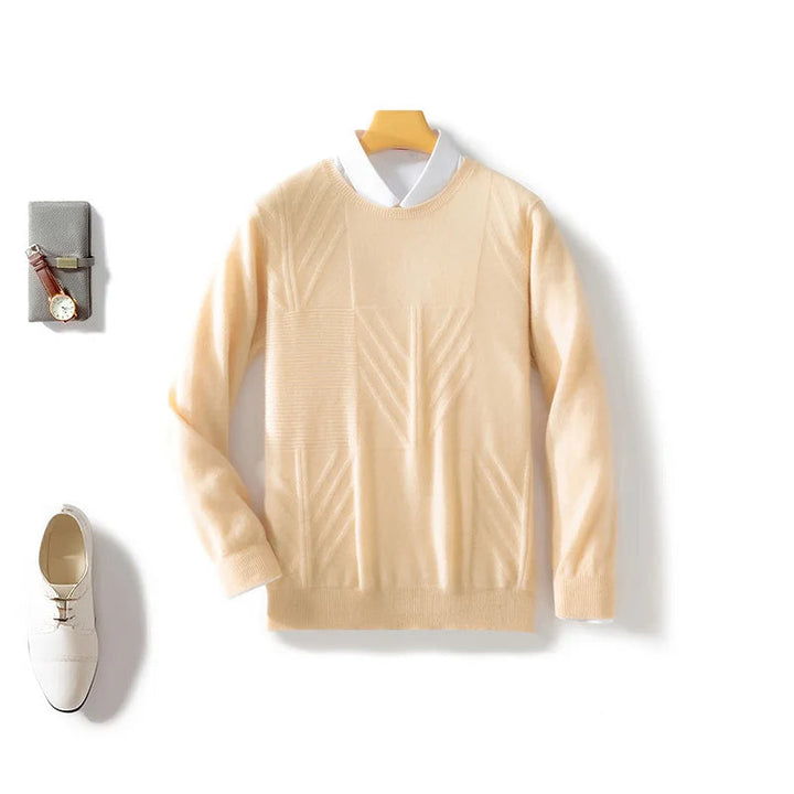 Bramwell Pure Merino Wool Patterned Sweater