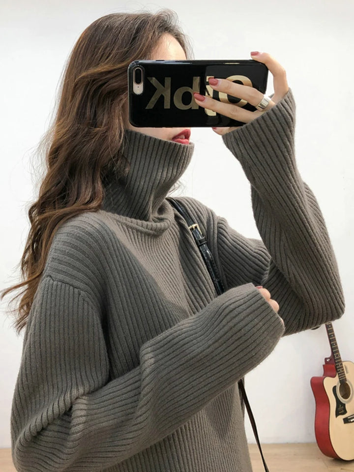 Maribelle London | Cashmere Ribbed Turtleneck