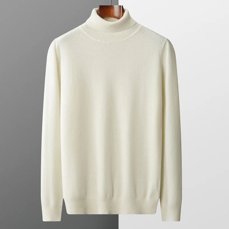 Halston & Hunt™ | Luxe Merino Turtleneck Jumper for Men