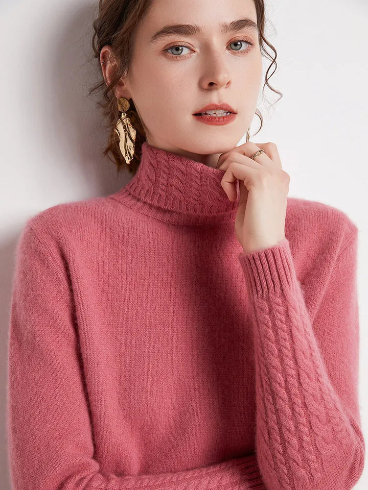 Freya | Pure Cashmere Ribbed Knit