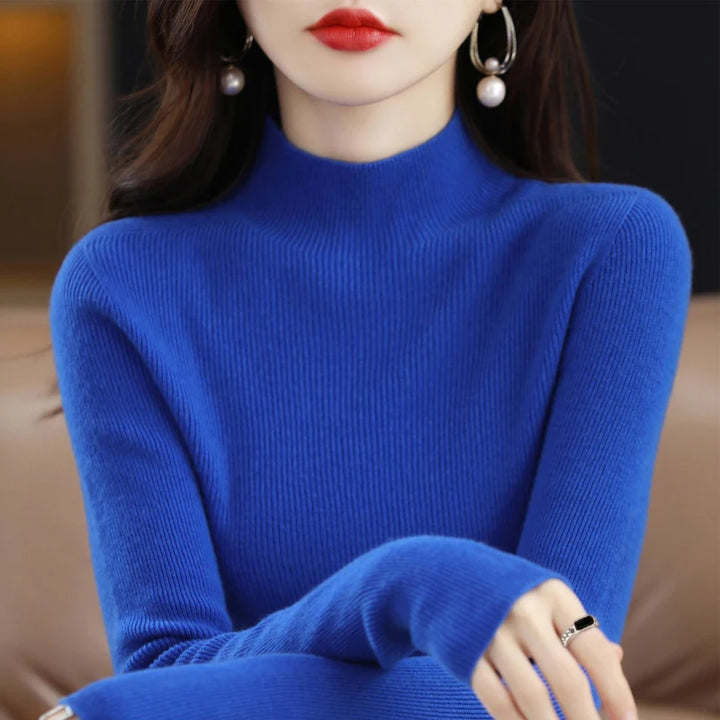 Amelie London | Classic Cashmere Rib Knit Jumper