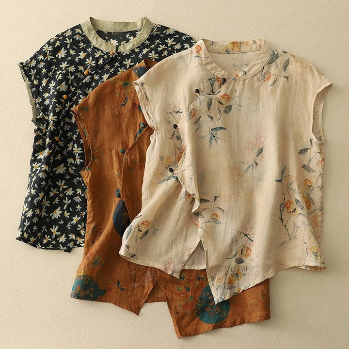 Amara Linen Top