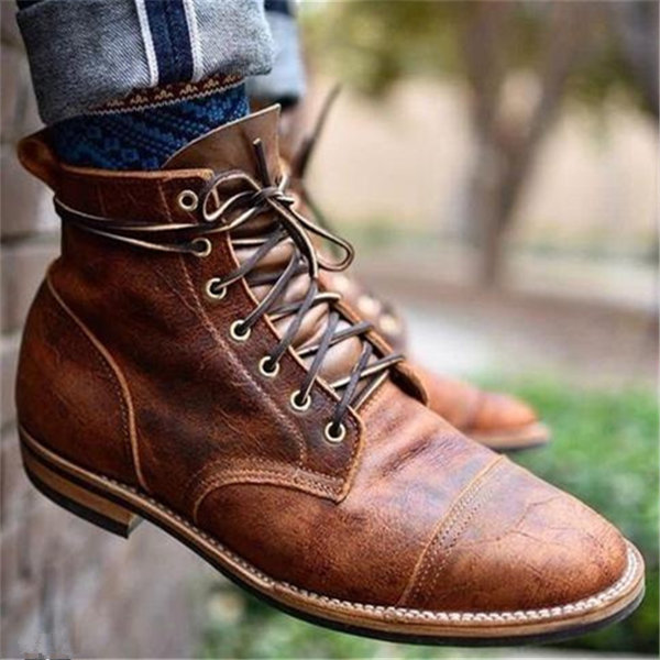 Jayden - Rugged Leather Boots for Men