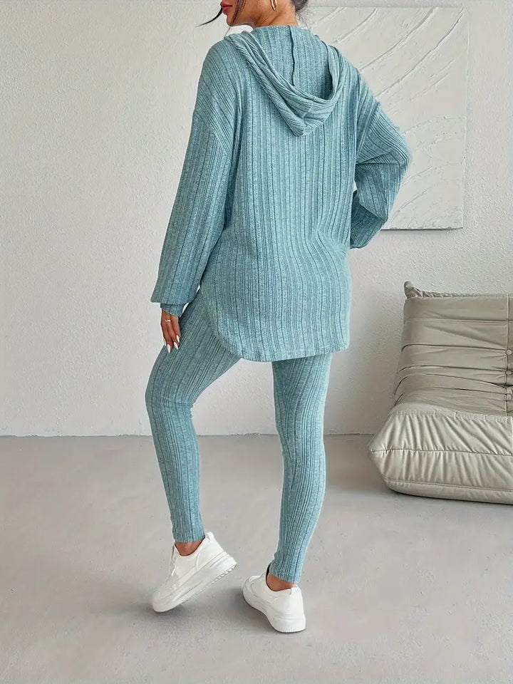 Halena - Ribbed Knit Lounge Set