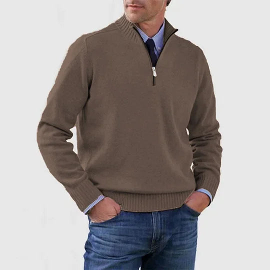 Bramley | Refined Half-Zip Jumper