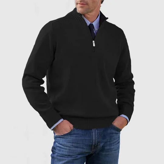 Bramley | Refined Half-Zip Jumper