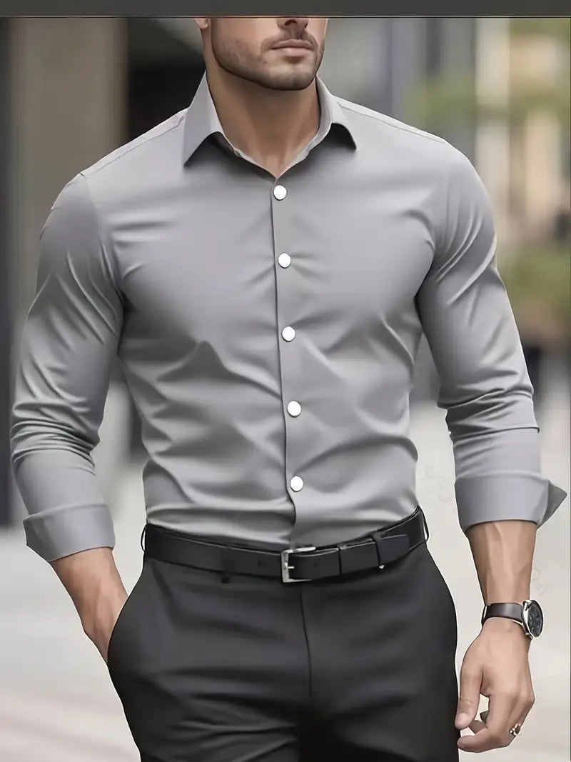 Braxton Hall™ – Tailored Business Shirt