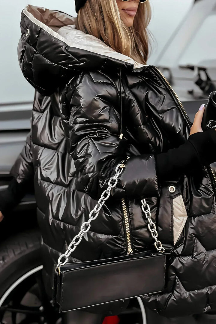 Roselyn | Elegant Winter Coat with Hood and Padding