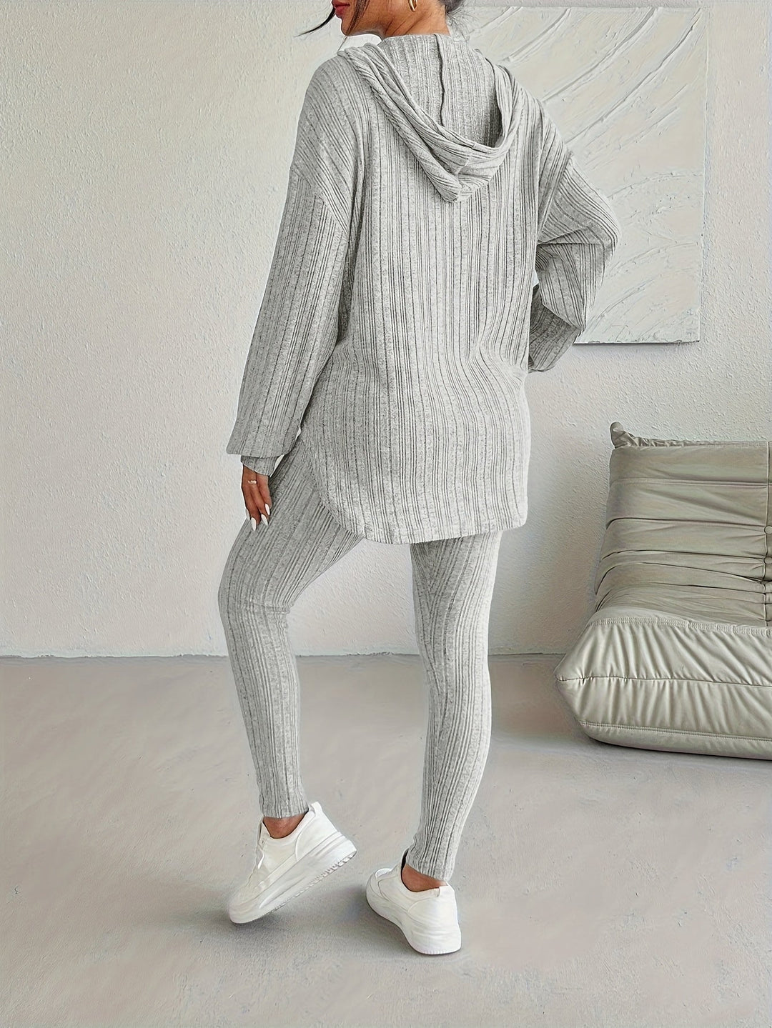 Halena - Ribbed Knit Lounge Set