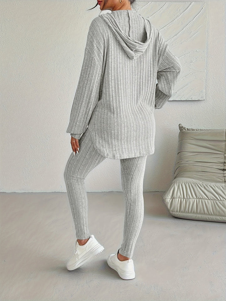 Halena - Ribbed Knit Lounge Set