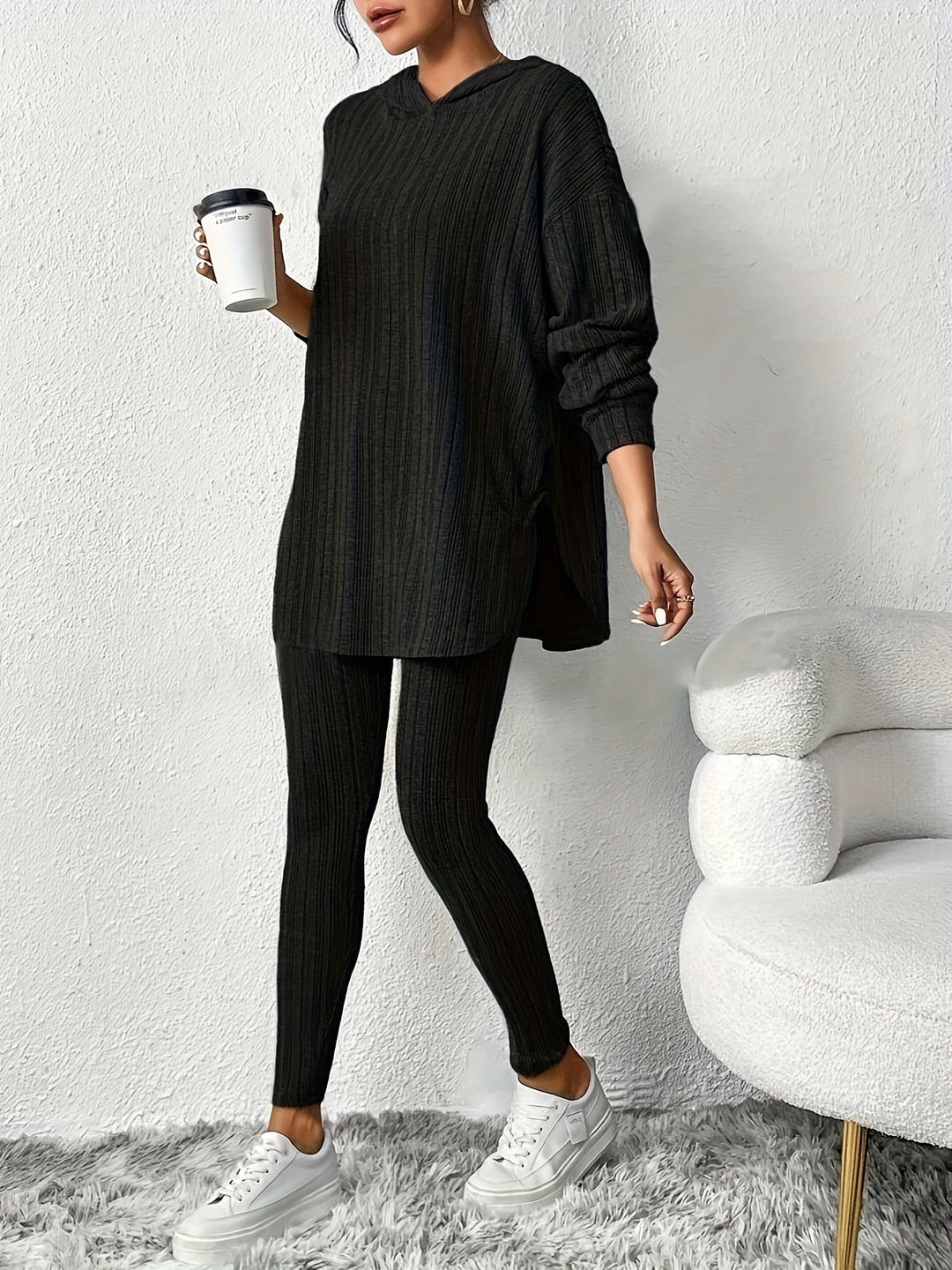 Halena - Ribbed Knit Lounge Set