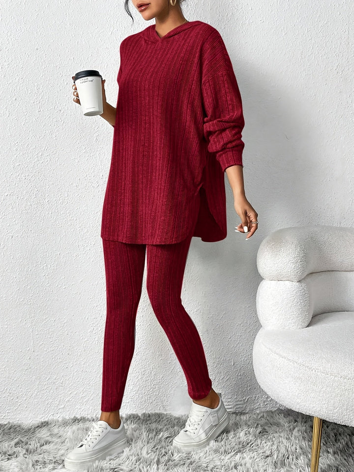 Halena - Ribbed Knit Lounge Set