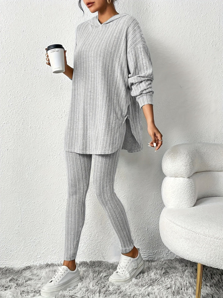 Halena - Ribbed Knit Lounge Set