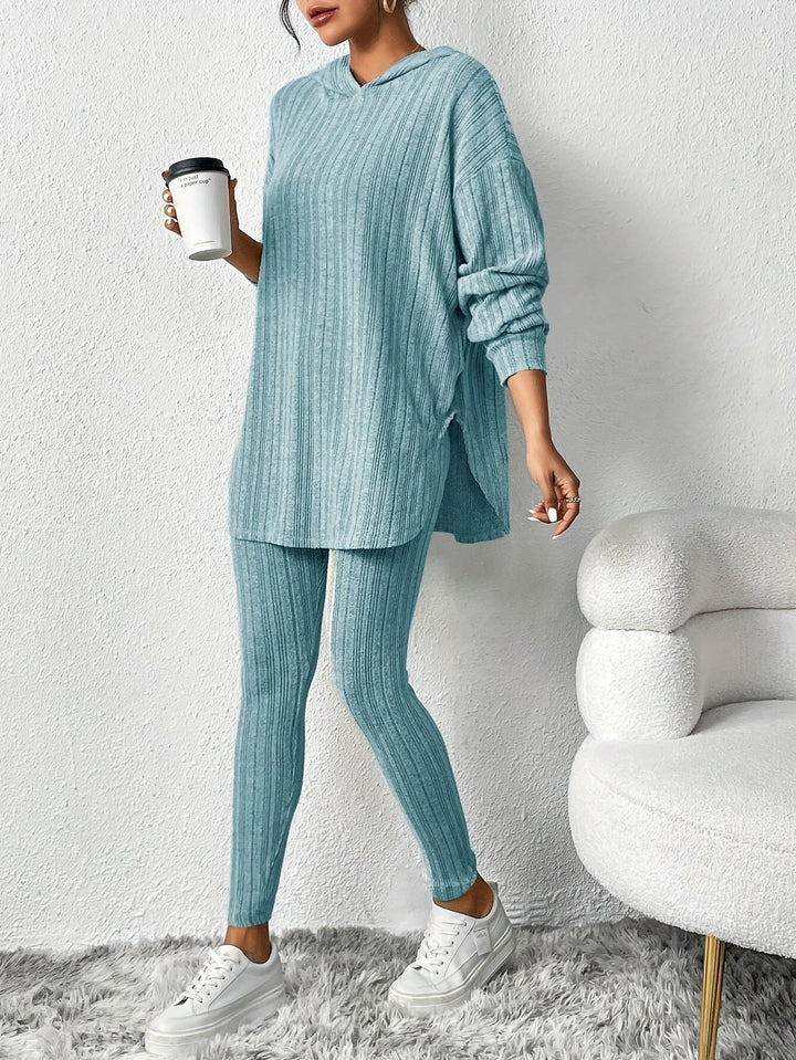 Halena - Ribbed Knit Lounge Set