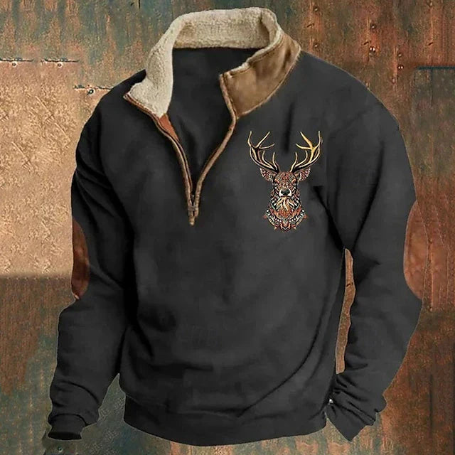 Criston Jumper with Deer Detail